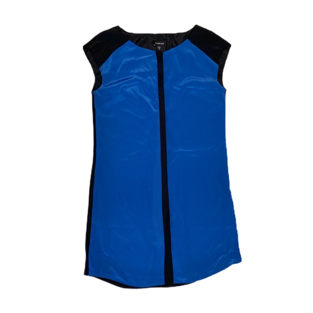 Bebe Silk Sleeveless Button Down Dress Women’s XS